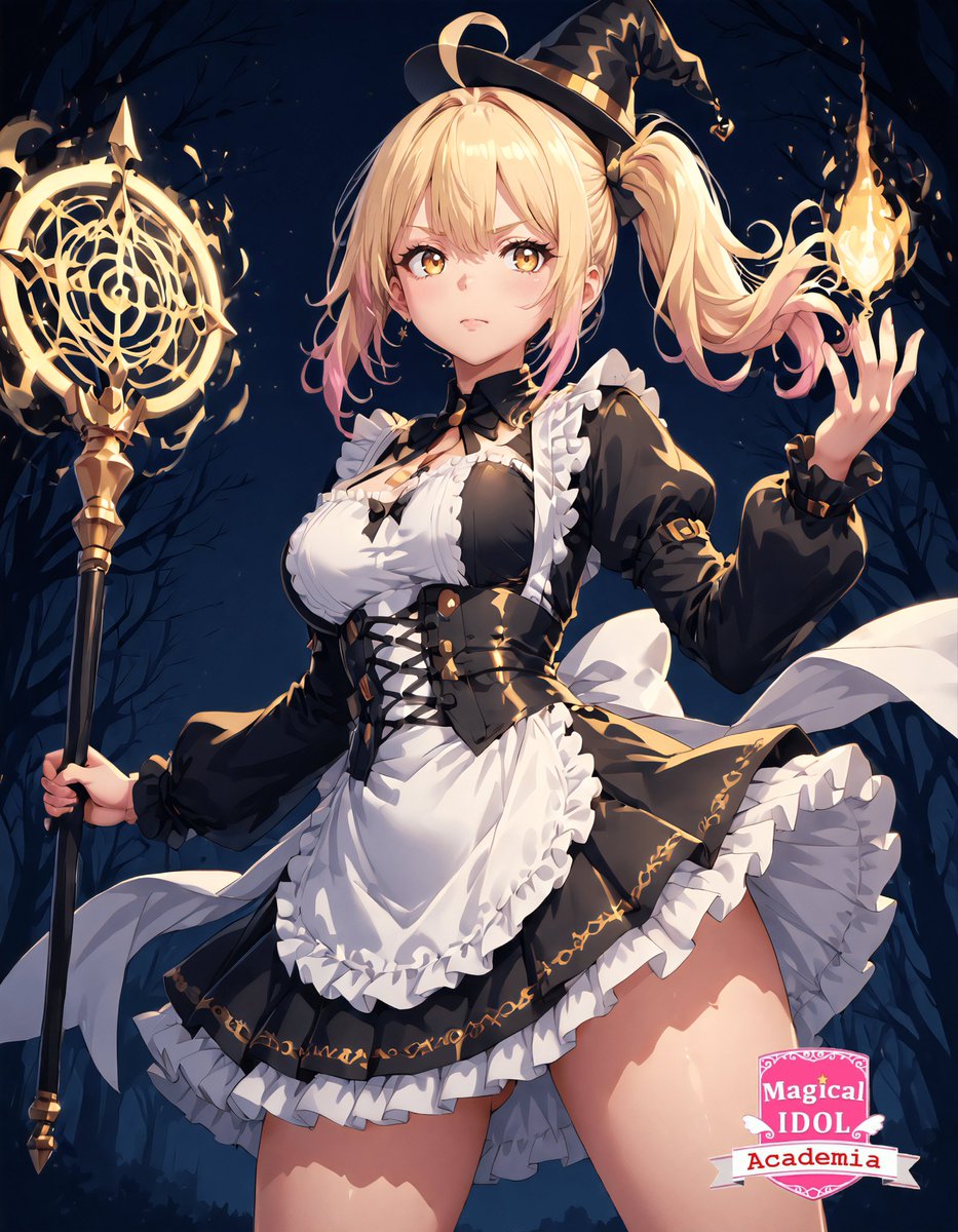 こんばんは❣️ 本日ラストは魔女×メイドなミネアちゃんです❣️ まほ