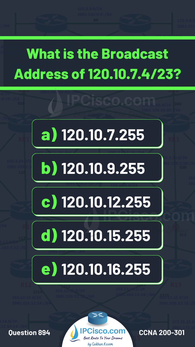 ip_cisco's tweet image. Daily Networking Challenge!!✨✨
.
60% OFF COURSES:ipcisco.com/membership/
.
#ccna #cisco #network #networkengineer