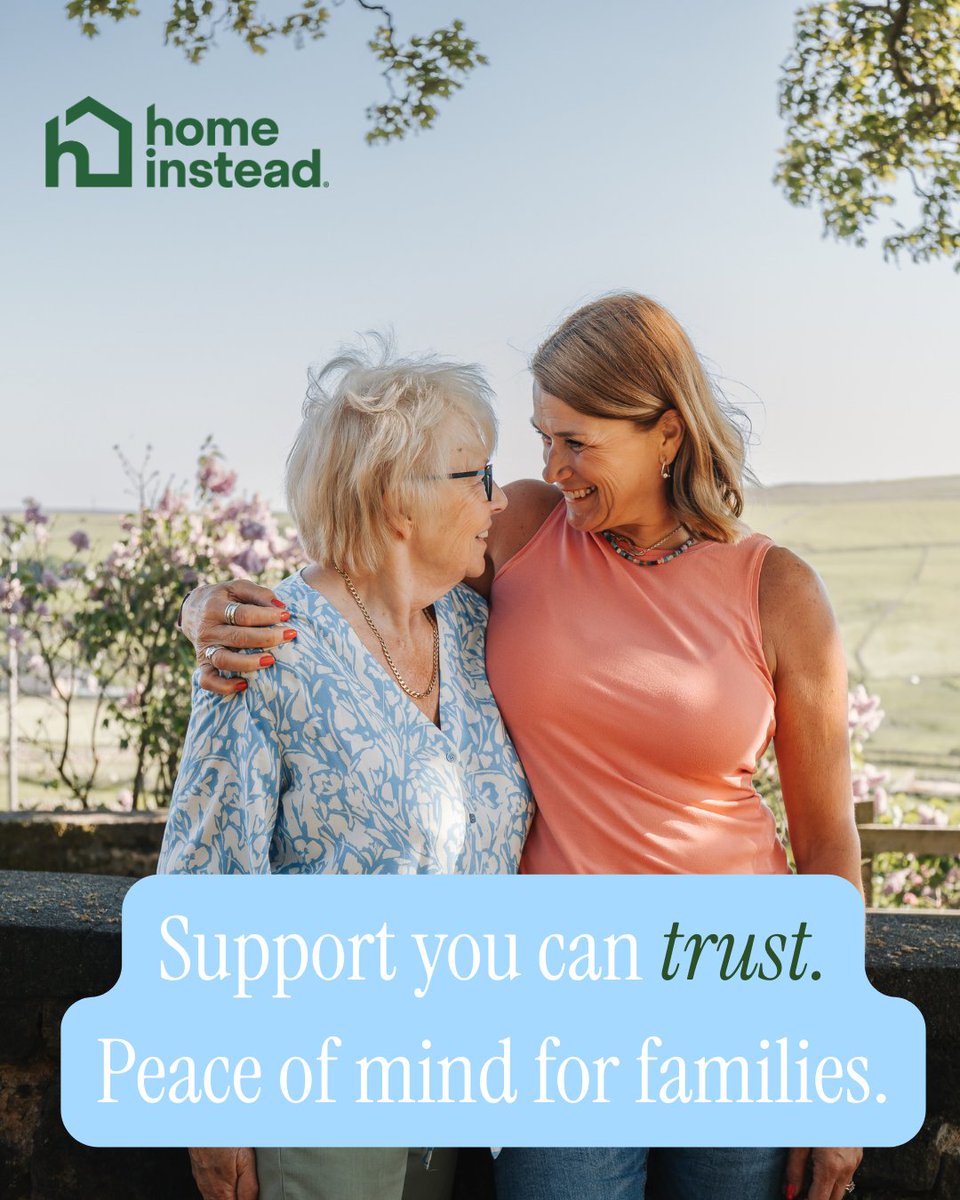 HI_Doncaster's tweet image. At Home Instead, we’re here to give families peace of mind and loved ones the compassionate care they deserve. 💜 With support you can trust, we make it possible to enjoy more special moments together. #PeaceOfMind #HereToHelp