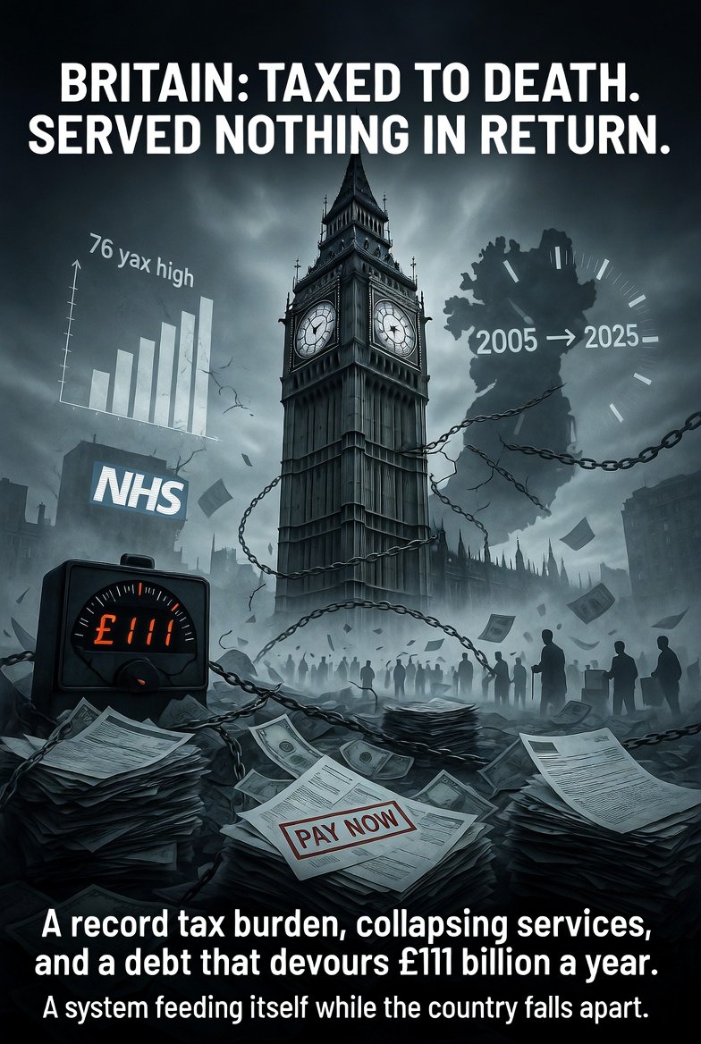 skbytes's tweet image. “When a nation pays more in debt interest than it invests in its people, the system is no longer serving the public the public is serving the system.”