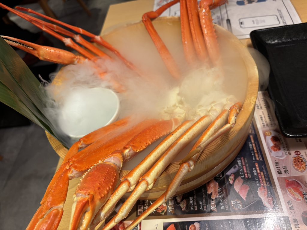 ud_enjoy's tweet image. 蟹&amp;amp;寿司食べ放題🦀🍣