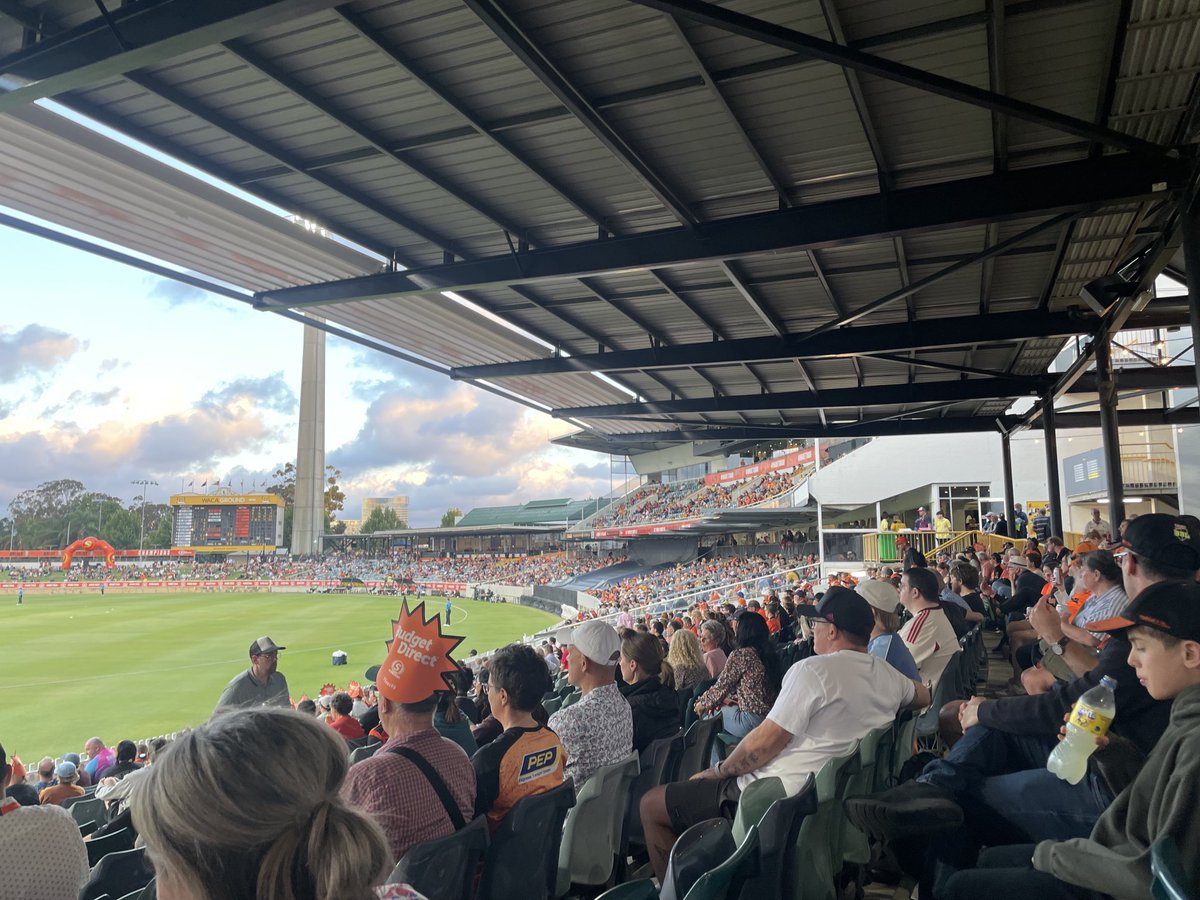 So after a defeat in the 1st test, now taking in the Womens Big Bash at the WACA. It’s a long way to come for only 2days cricket.
