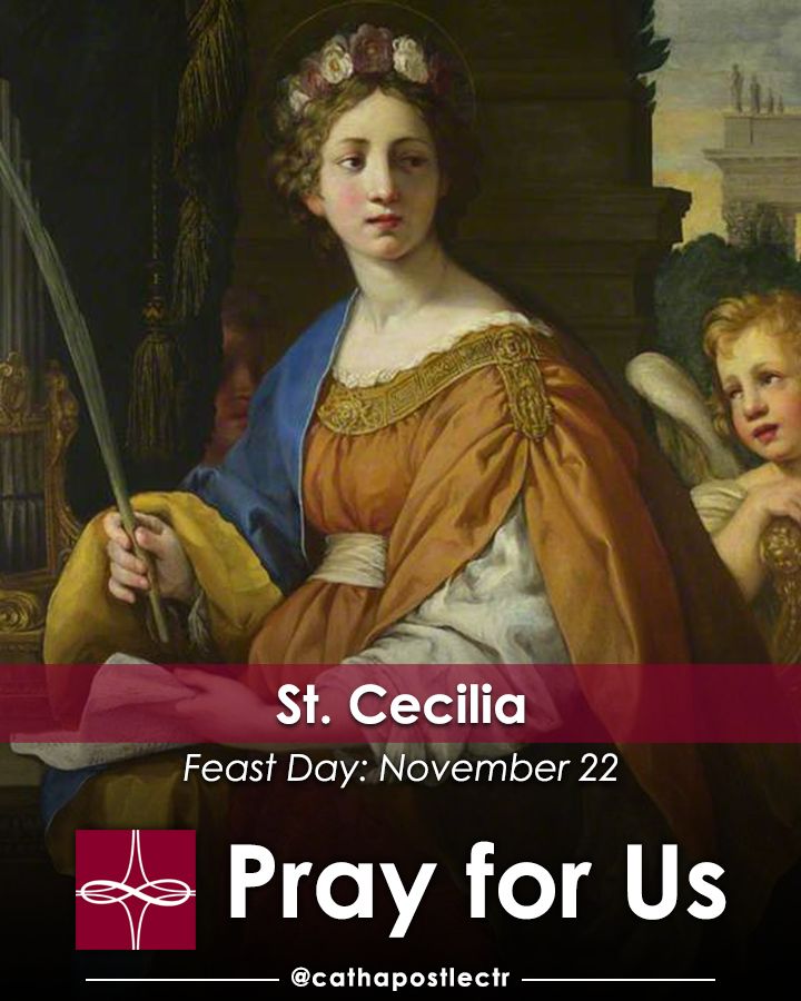 olofcwc's tweet image. St Cecilia , pray for us .
