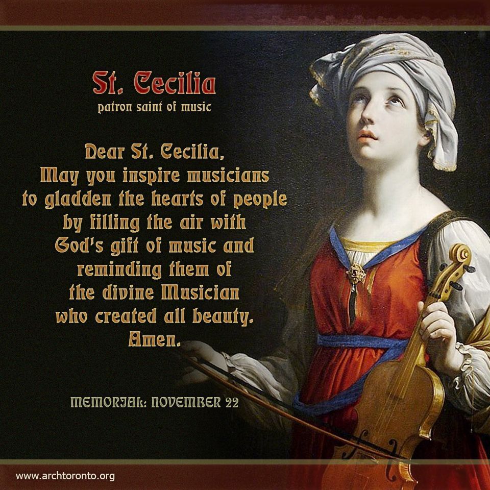olofcwc's tweet image. St Cecilia , pray for us .