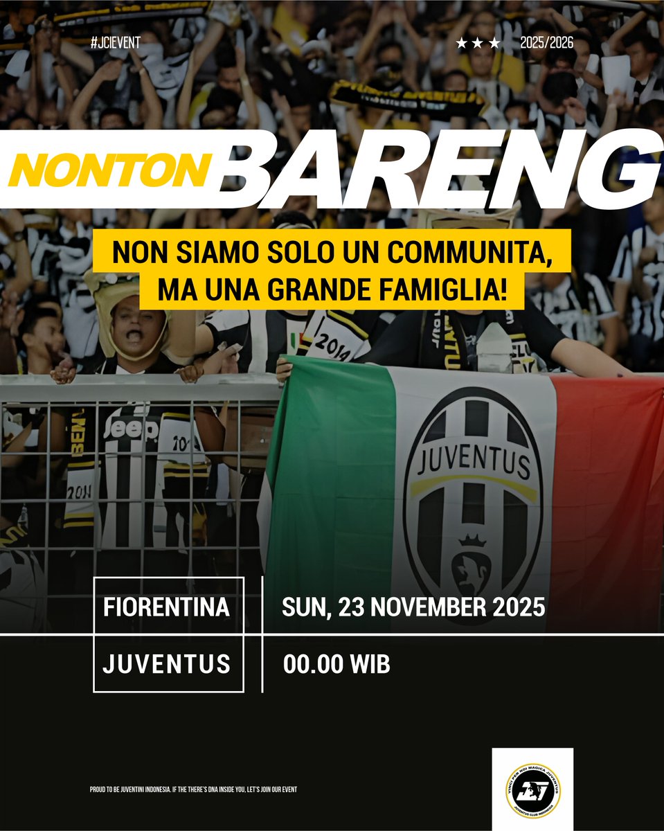 JCIndonesia's tweet photo. #InfoNobar: Fiorentina vs Juventus malam ini. Yuk merapat π
Jakarta: https://t.co/2O5IwrcrMj
Sementara ini yang terpantau mimin. https://t.co/NSAb4NQE1n
