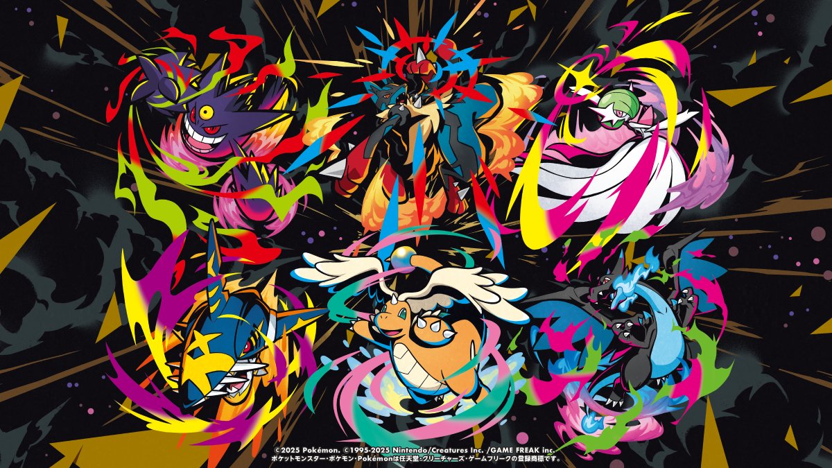 NC_Empire's tweet image. 【謹啓】
 イラストを担当しているポケモンカードゲーム チャンピオンズリーグ2026の大会用アートにて、新たに「メガカイリュー」が追加公開されました。
 #ポケカ #PokemonTCG