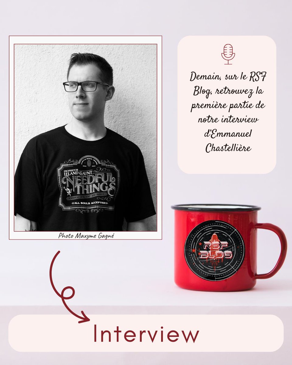 Demain sur le RSF Blog, retrouvez la première partie de notre interview de @gillossen. Il nous parlera notamment de Célestopol 1922 : Le jeu de rôle, un JDR basé sur son univers uchronique !

#teasing #interview #JDR