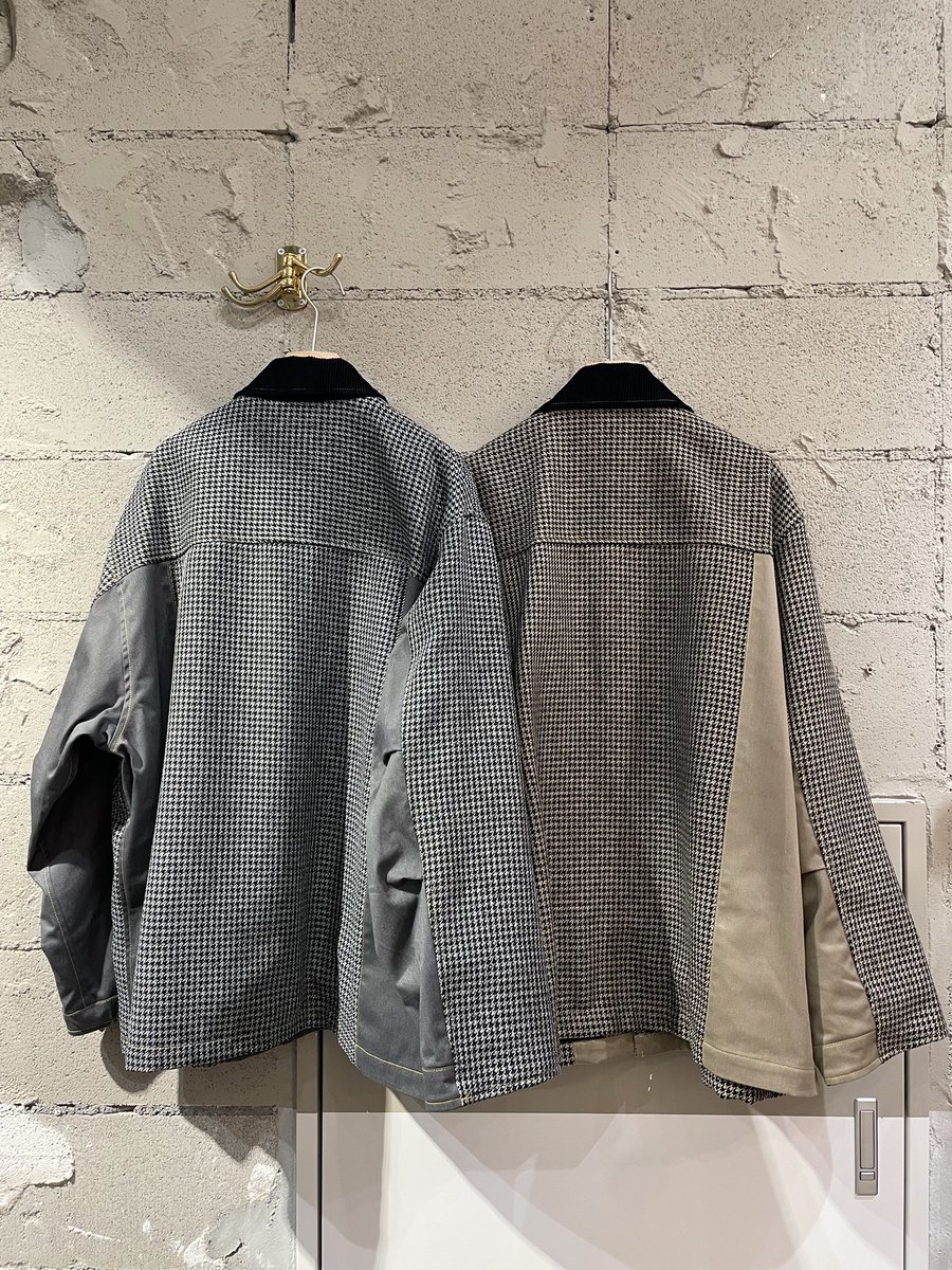OKIRAKU
work jacket
gray/beige
¥39,600-

#CHELSEA_laforet #okiraku
#Laforet #Laforetharajuku #harajuku #ラフォーレ原宿 #原宿