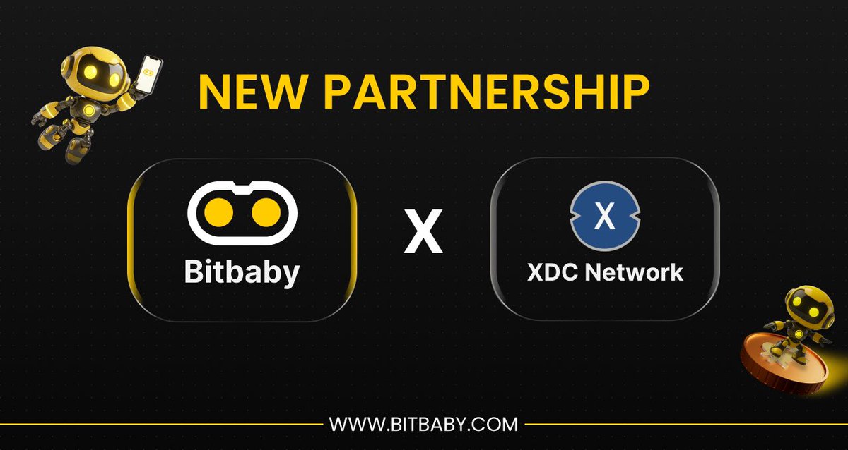Bitbaby_EX's tweet image. BitBaby × XDC Network: Strategic Partnership Announced

We are excited to announce a strategic partnership between BitBaby and the XDC Network, an enterprise-grade EVM-compatible blockchain specializing in trade finance and real-world asset (RWA) tokenization.

This collaboration…