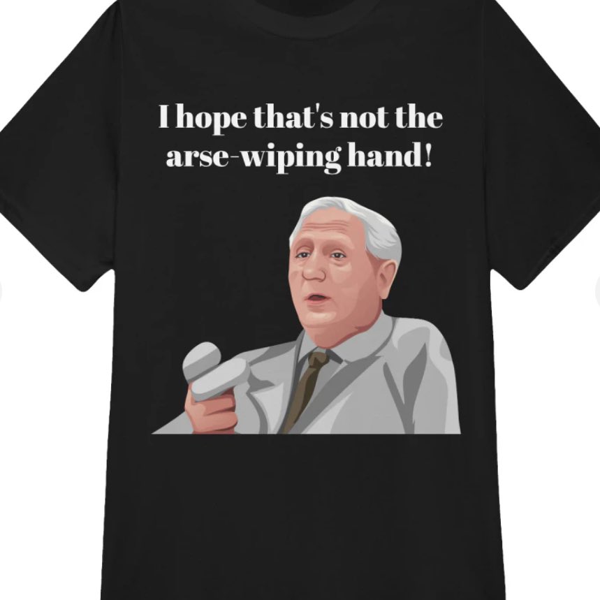 I hope that’s not the arse-wiping hand! 🤣
👉 theroylefamily.store/bloody-hell-jo…