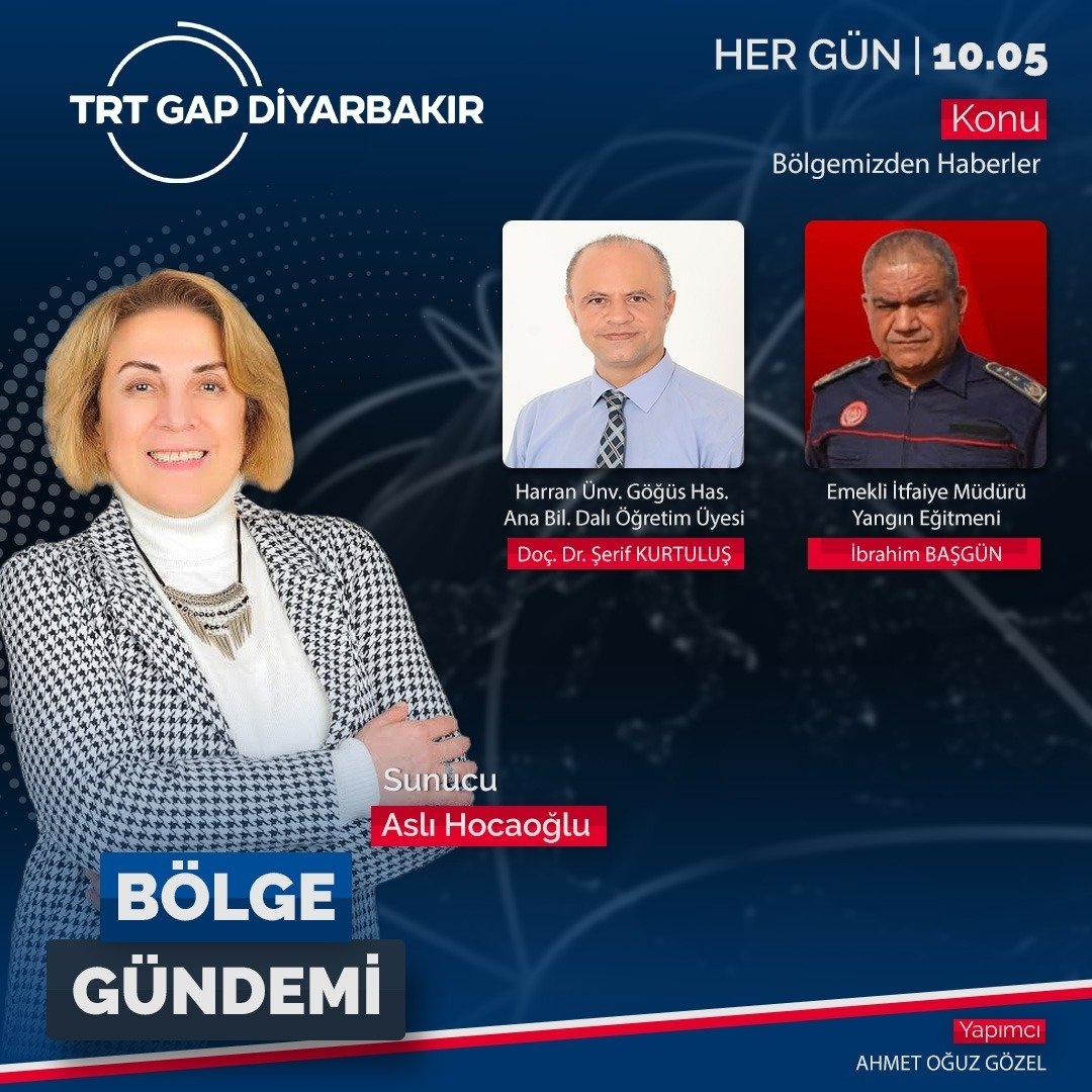 23 Kasım Pazar günü saat 10.05’te TRT GAP Diyarbakır Radyosu’nda yayımlanan “Bölge Gündemi” programında Sayın Aslı Hocaoğlu’nun konuğu olacağım. 
Sizleri de bekleriz.

<a href="/hrumedya/">Harran Üniversitesi</a>
<a href="/HARRAN_TIP/">Şanlıurfa Harran Üniversitesi Hastanesi</a>
#BilimselÇalışmalar
#gap
#BölgeGündemi