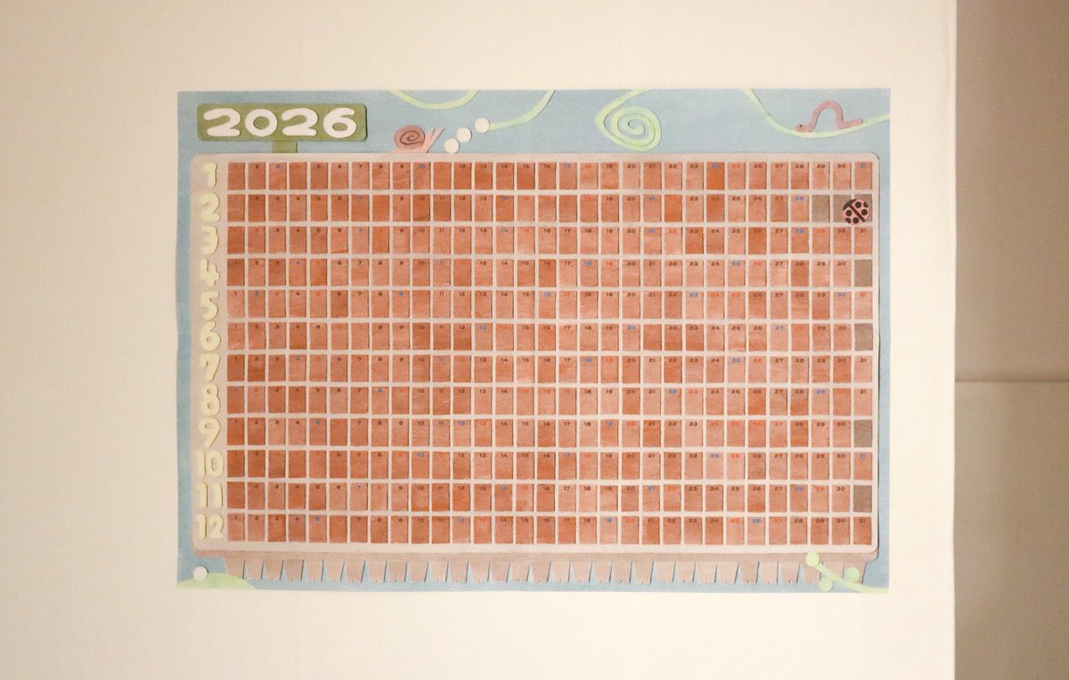 5dockk's tweet image. 2026 Seedling Calendar🌱

RT추첨 세 분께 이번에 제작한 연력 포스터를 선물로 보내드립니다. 이번 포스터는 새싹을 키우는 모종 트레이 컨셉입니다! 동봉된 색종이들로 나만의 새싹을 오려 붙일 수 있어요!

입점처 입고는 순차적으로 진행될 예정입니다. 입고 후 타래에 남겨드릴게요!