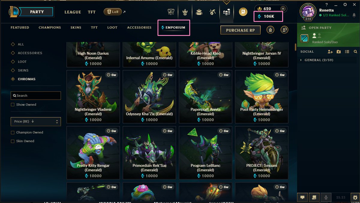 Friendly reminder: BE shop is here
My year’s savings of Blue Essence is about to go 0🙆‍♀️