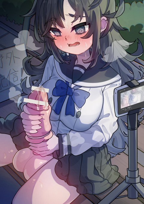 巨根ふたなり陰キャの野外オナニー配信
#ふたなり
 #futanari 