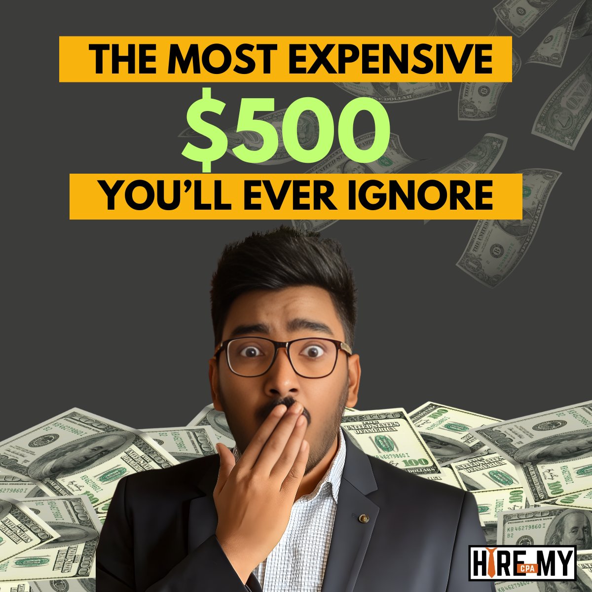 hiremycpa's tweet image. The most expensive $500?
The one you ignore
That small bill or notice you put off?
It’s the one that turns into penalties,missed deductions, cashflow stress, interest stacking up
If you’re avoiding a small money task… handle it today
#SmallBusinessTips #CPATips #MoneyManagement