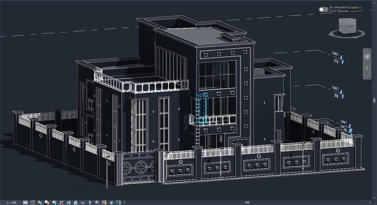Vizitect's tweet image. Day 14 - New project alert 

A Functional 5-bedroom storey building + Penthouse 

#Revit #buildinpublic #architecturedesigns