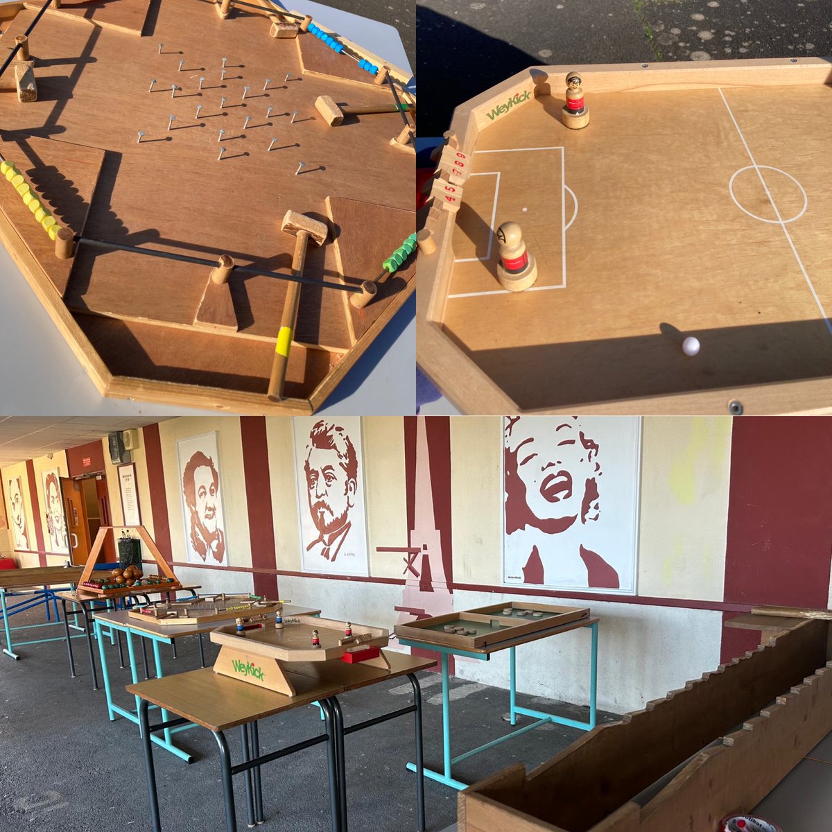 [Activités en commun] 🧩Jeux en bois 🎲 cette semaine dans le cadre du projet Bougeons 🤸avec <a href="/RANouvAquitaine/">Région académique Nouvelle-Aquitaine</a> et PREVA’NA qui rassemble les internes 🛏️du “macro” et les élèves <a href="/microlycee79/">Microlycée 79</a> #InternatExcellence  #perseverancescolaire #mlds <a href="/mldsacpoitiers/">Pôle Ambition et persévérance scolaire</a>