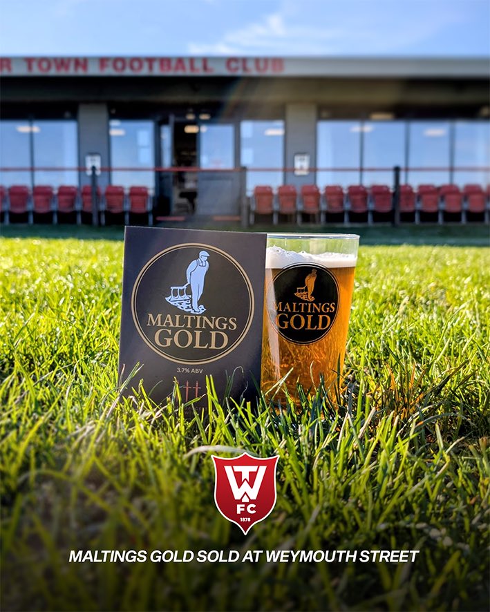 Matchday pints sorted. 🍺 Maltings Gold is £4 behind the bar - come and get one 
#MaltMen