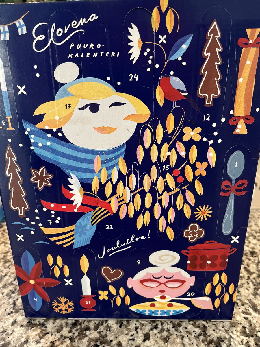 #Elovena puurojoulukalenteri on taas täällä, helppo tapa testata eri puuromakuja!  #KCitymarket #CittariHoitaa
