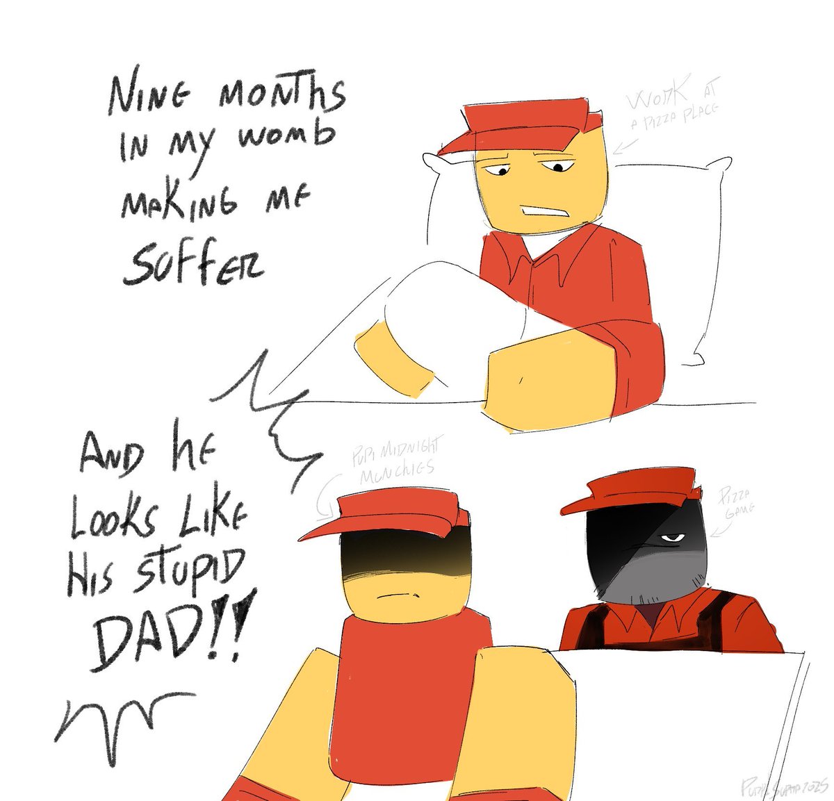 _Purp1's tweet image. Congratulations to the child! 
#workatapizzaplace  #pizzagame #PupiMidnightMunchies 
#Glorypizza