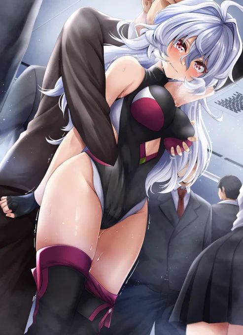 [R-18](Skeb 依頼者様宅の子、ルピスちゃんを電車内で・・・φ(`д')