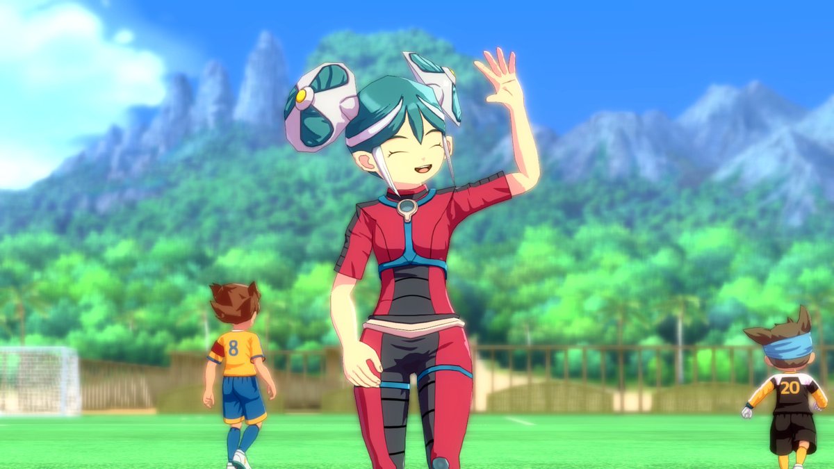 inzm_sakuragi's tweet image. 笑顔が可愛いね
#NintendoSwitch2 #イナズマイレブン