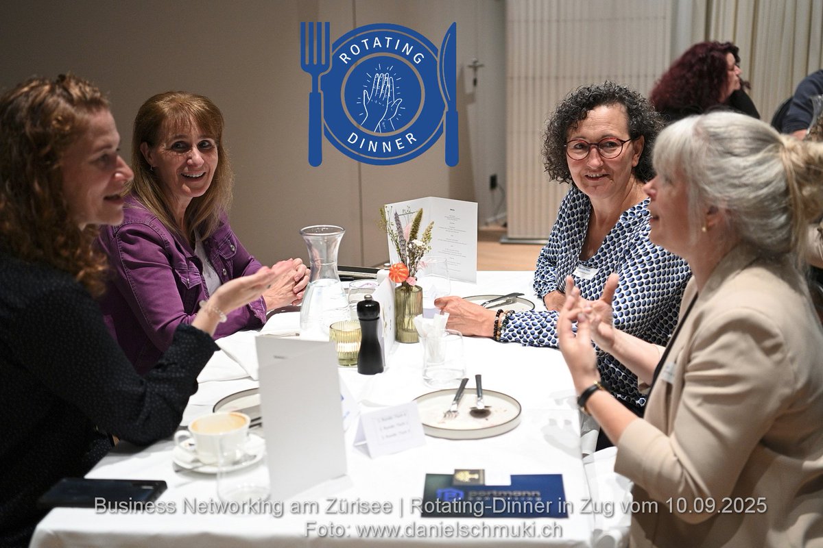 dialogine's tweet image. Am Mittwuch, 26. November 2025 isch s&apos;letscht #RotatingDinner vo dem Jahr. Es hät no es paar Plätz für gselligi Selbstständigi.

Chum doch au! Ich freu mi!

eventfrog.ch/rotating-dinne…

#BusinessNetworking #TischtauschEvent #NetworkingEvent #Selbstständigkeit #Unternehmertreffen