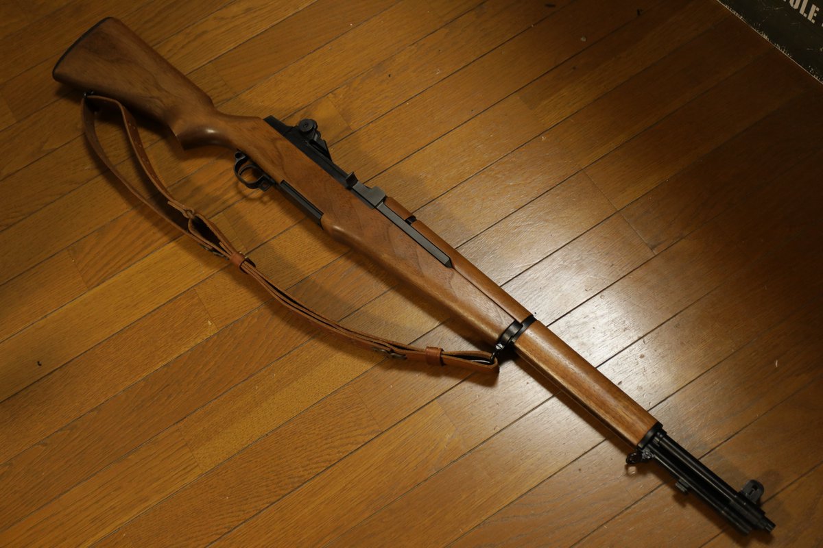 軍拡報告 マルシンの8mmガーランドが箱無し美品でスリング付き28000円