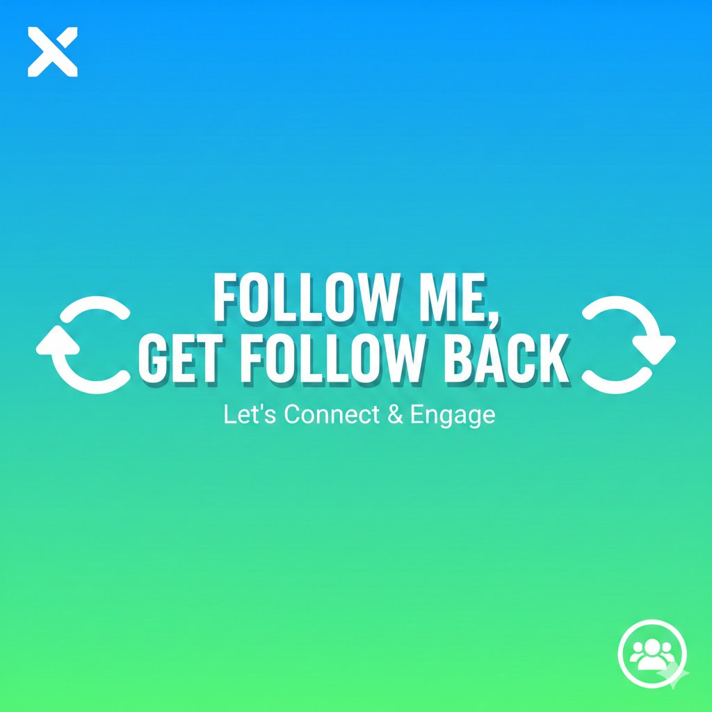 Nextgoal07's tweet image. The Deal:
​✅ Follow Me
​➡️ I will Follow You Back (I check often!)
​💬 Let&apos;s engage with each other&apos;s content!
​Drop a &apos;Hi&apos; or your niche in the comments once you&apos;ve followed! Let&apos;s connect and amplify our voices. 🔊
​#FollowForFollow #CommunityBuilding #MutualSupport #XGrowth