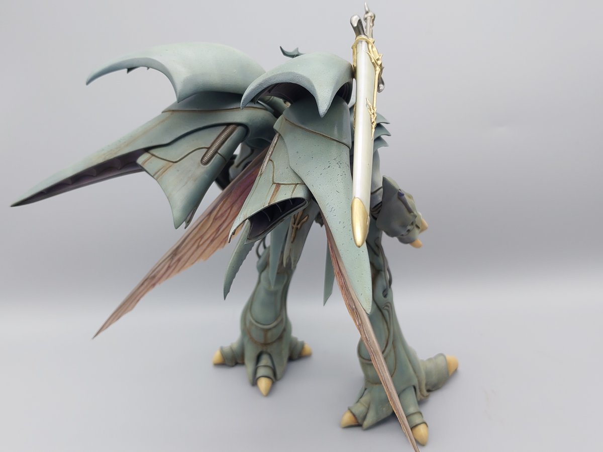 dagored00's tweet image. #レミュルのザクっとラジオ
アニメ聖戦士ダンバイン スピンオフ 「オーラファンタズム」よりオーラバトラー ヴェルビンを製作しました。
PLAMAX製のキットの出来は素晴らしく、固定ポーズならではのディテールとプロポーションは最高の一言。…