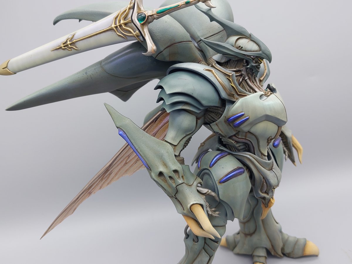 dagored00's tweet image. #レミュルのザクっとラジオ
アニメ聖戦士ダンバイン スピンオフ 「オーラファンタズム」よりオーラバトラー ヴェルビンを製作しました。
PLAMAX製のキットの出来は素晴らしく、固定ポーズならではのディテールとプロポーションは最高の一言。…