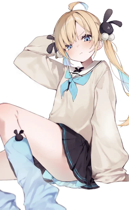 意外とツインテール描いてなかった‥‥! #いいツインテールの日