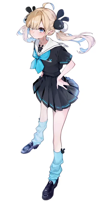 意外とツインテール描いてなかった‥‥! #いいツインテールの日