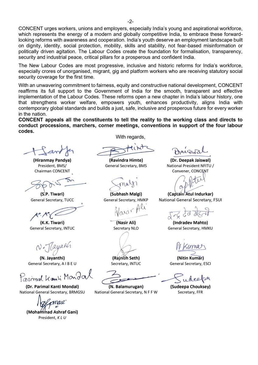 Bharatiya Mazdoor Sangh tweet media