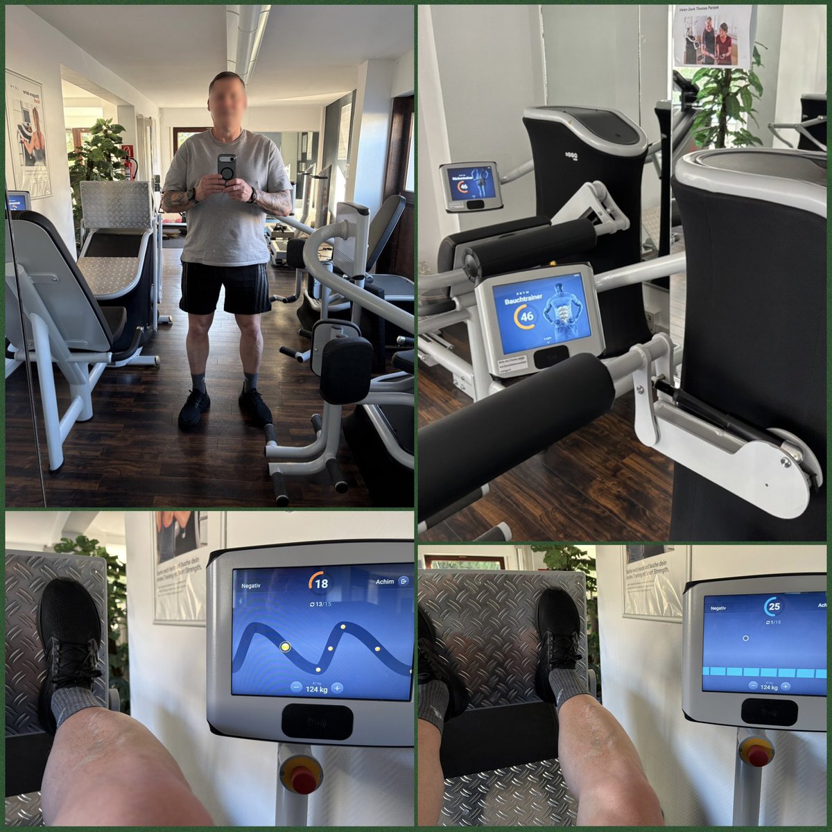 Morgendliche Runde im EGYM. Sieht einfach aus, haut aber ganz gut rein. 🔥😅😁😂
#Fitness #gym