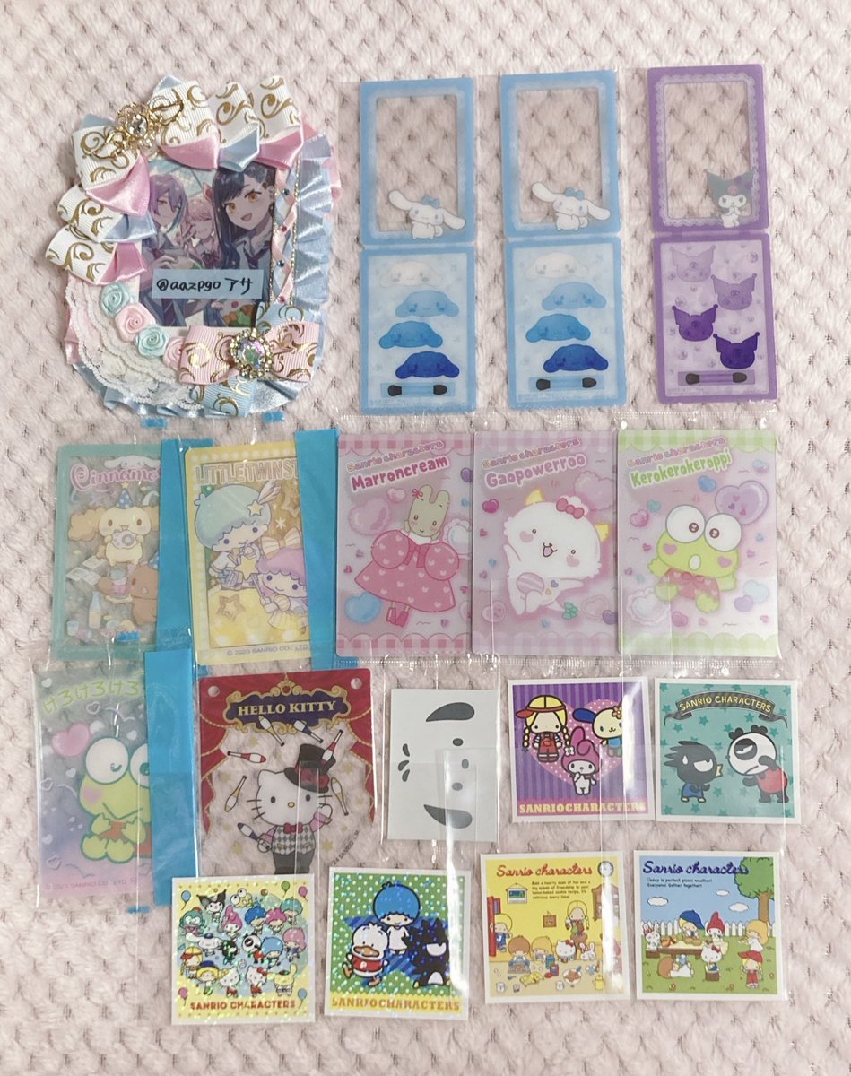 aazpgo's tweet image. 【交換】サンリオ

譲：ウィッシュミーメル ポチャッコ マロンクリーム キキララ リトルツインスターズ がおぱわるぅ ハローキティ けろけろけろっぴ 等

求：同異種 タキシードサム ルロロマニック＞ポチャッコ シナモロール＞クロミ マイメロ ポムポムプリン＞ぼんぼんりぼん シュガーバニーズ