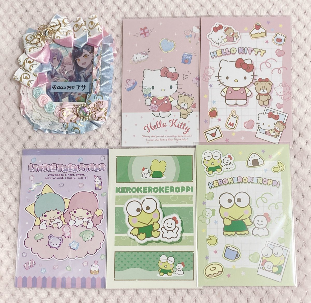 aazpgo's tweet image. 【交換】サンリオ

譲：ウィッシュミーメル ポチャッコ マロンクリーム キキララ リトルツインスターズ がおぱわるぅ ハローキティ けろけろけろっぴ 等

求：同異種 タキシードサム ルロロマニック＞ポチャッコ シナモロール＞クロミ マイメロ ポムポムプリン＞ぼんぼんりぼん シュガーバニーズ