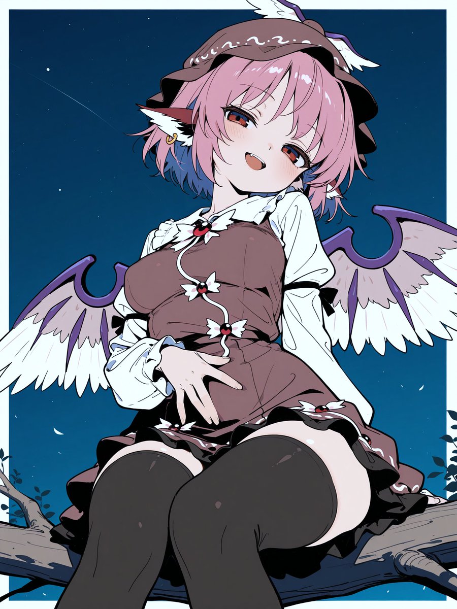 PAHs2048's tweet image. 夜雀~🎶
#東方Projectᅠᅠᅠᅠ 
#ミスティア・ローレライ