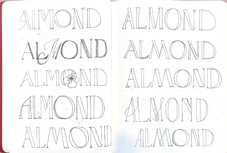 Royaldstudio's tweet image. Early sketch explorations for ALMOND — shaping the visual identity through hand-drawn lines, soft forms, and the boutique essence of the brand. Every idea starts here. ✏️✨

سكتشات أولية لمشروع ALMOND — رسم اليد وخطوط بسيطة تُشكّل جوهر العلامة وهوية البوتيك من بدايتها.