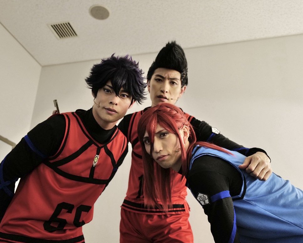 舞台『 #ブルーロック -EPISODE 凪-』
本日もご来場頂きありがとうございました。

非凡キングと赤いの。
#ブルステ 
#ブルステエピ凪