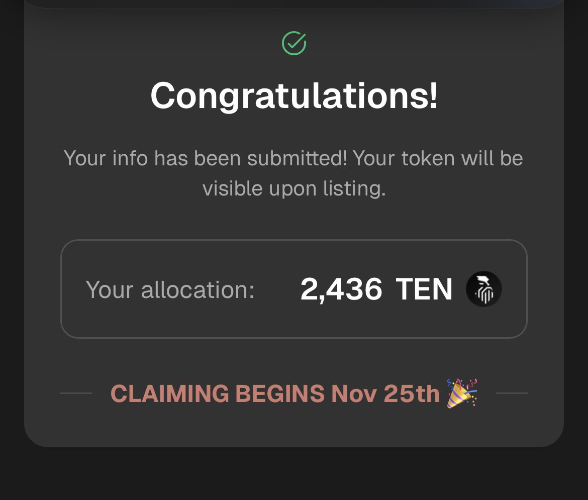 creayhative123's tweet image. Are you eligible aswell 

@tenprotocol 

#TENProtocol
