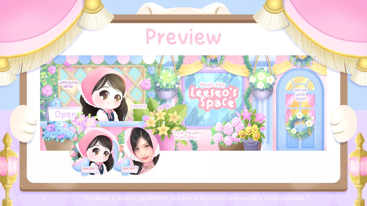 OARBITH's tweet image. Help repost? Thankies 

Halo guys, aku bawa 8 pcs Layout Ready Stock katalog Blossom dengan AVA Baru!

⏰ 19.00 WIB
⌨️ Free Retext
🔮 32.000 / pcs

💬 Claim with Format berikut 
“Nama Karakter + Retext”
#zonauang #zonajajan #zonaba