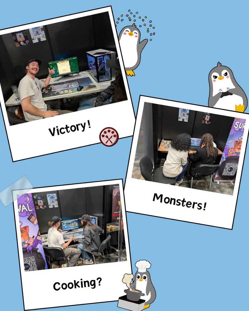 OMG it's been a week since our team attended @tothemoonexpo with our game A Recipe For Survival! Thank you to everyone who came to play our game and had a chat with us it was lovely meeting you!
Don't forget our playtest is now live on steam: store.steampowered.com/app/3499430/A_…
#indiegame