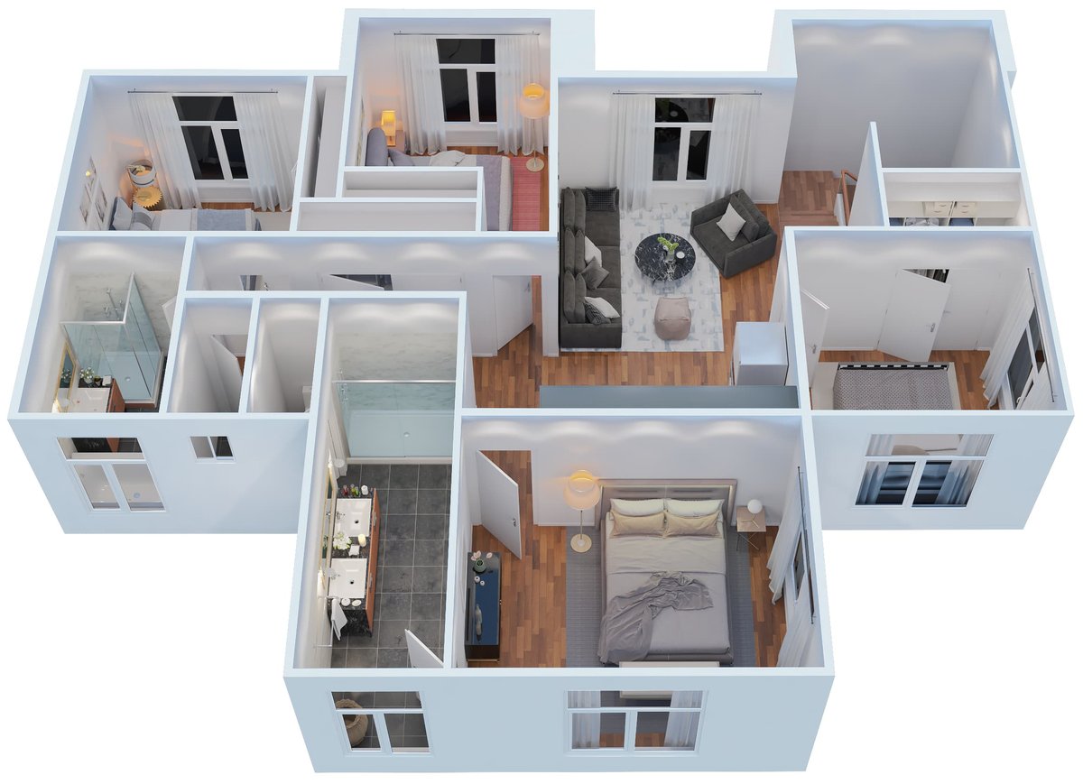 CGTechRendering's tweet image. Visualize it before you build it. 👀✨
3D floor plan rendering gives clarity to architects, confidence to clients, and power to presentations.
See what CGTech Rendering can create for YOU. 🏗️
📩 DM to collaborate.
#3DRender #ArchitectureDesign #3dFloorPlans #CGTechRendering