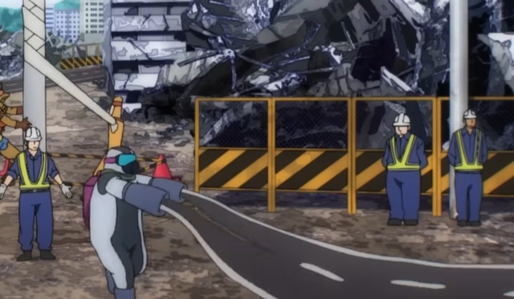 MightyGazelle1's tweet image. This guys quirk is making roads.

Roads.

I pray to God he didnt want to be a doctor or something as a kid 😭