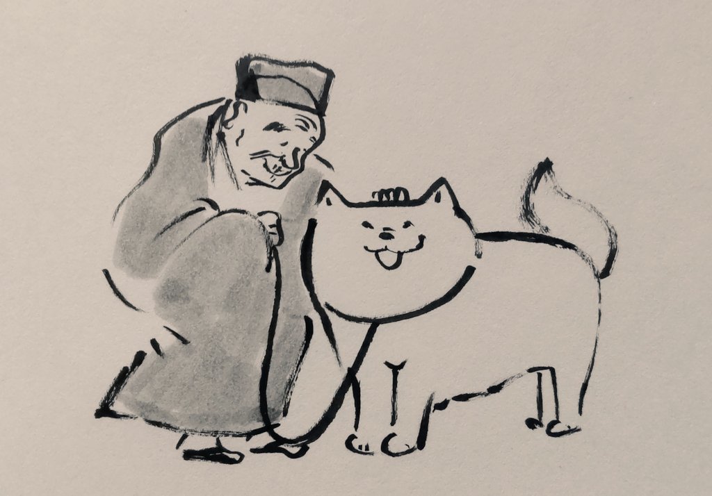 jissunboshi96's tweet image. 町中を歩いていると、三連休で嬉しそうな犬がたくさんいた。毎日休みのはずなのに。いい日だ。