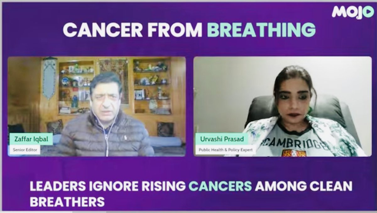 urvashi01's tweet image. My interview with @szaffariqbal on Delhi’s toxic air and lung cancer. But the question is does anyone really care?! For it’s the same story year after year. Some of us are quite literally paying with our own lives for this collective failure. @themojostory 

Link to interview:…