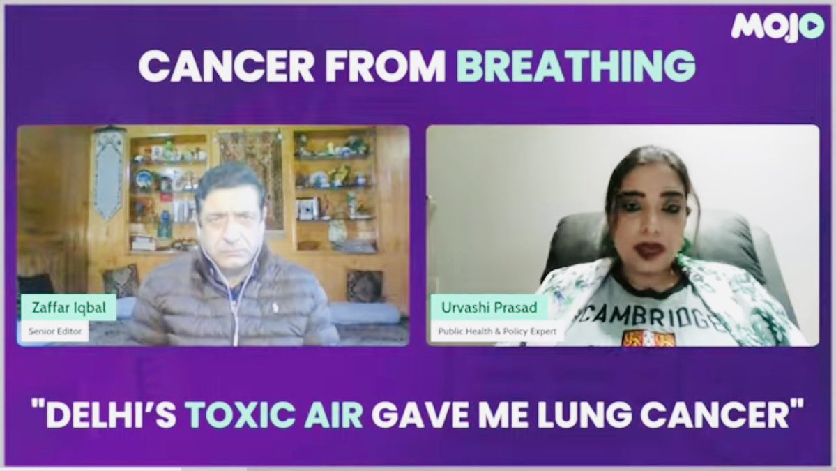 urvashi01's tweet image. My interview with @szaffariqbal on Delhi’s toxic air and lung cancer. But the question is does anyone really care?! For it’s the same story year after year. Some of us are quite literally paying with our own lives for this collective failure. @themojostory 

Link to interview:…