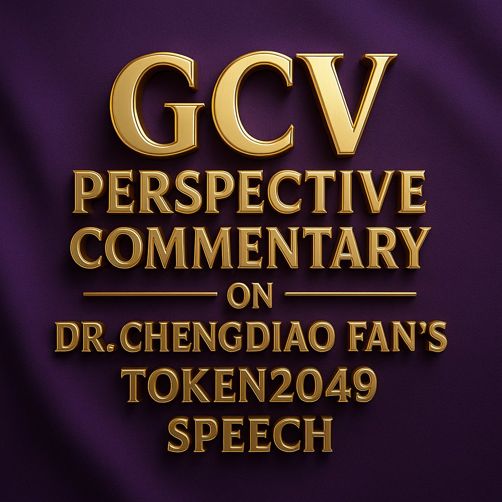 jojo102102's tweet image. 🧩🧩🧩PI GCV NEWS: ⭐ GCV PERSPECTIVE COMMENTARY ON DR. CHENGDIAO FAN’S TOKEN2049 SPEECH

 “Crypto’s Future: From Liquidity to Utility”

Dr. Chengdiao Fan’s speech not only opened a new perspective on the future of crypto, it also indirectly validated the long-standing direction…