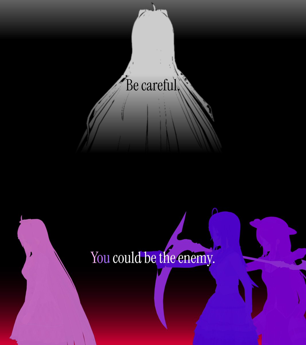 Be careful.

You could be the enemy.

#vividstasis #madeon